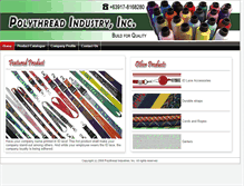 Tablet Screenshot of polythread.com